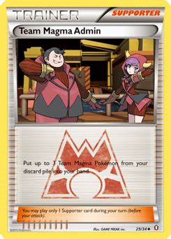 Team Magma Admin Double Crisis Tcg Card Database Pokemon