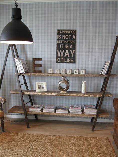 21 Perfect Diy Ladder Bookshelf And Bookcase Ideas