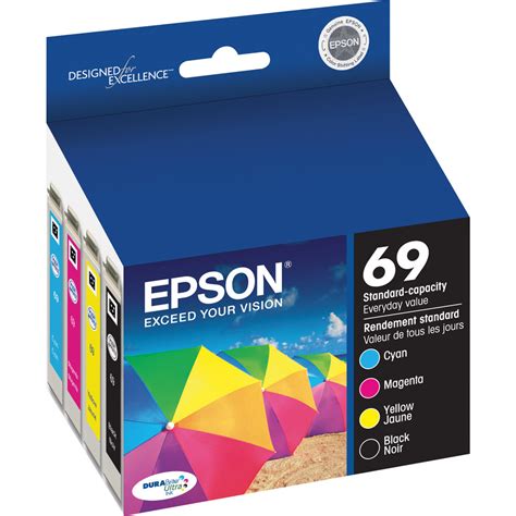 Epson 69 DURABrite Ultra Ink Combo Pack T069120 BCS B H Photo