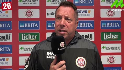 SPIELTAGSINTERVIEW I 10 Spieltag I SV Wehen Wiesbaden Vs Rot Weiss