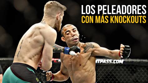 Los 6 Peleadores Con MAYOR Cantidad De KNOKCOUTS En La HISTORIA De UFC