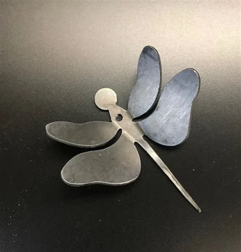 Small Metal Dragonfly Naked Foam