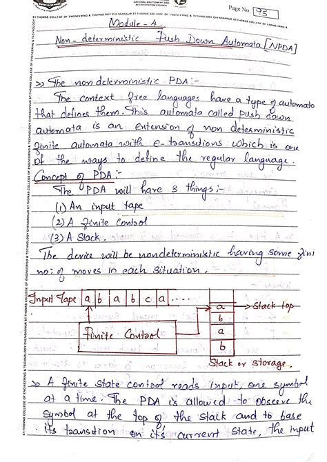 Solution Non Deterministic And Deterministic Pushdown Automata And