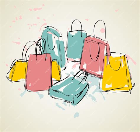 Premium Vector | Vector shopping bags