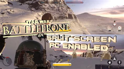 Star Wars Battlefront Split Screen PC ENABLED Co op Разделенный экран