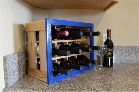 Handmade Trendy Wine Racks Come In A Variety Of Colors Made In The Usa