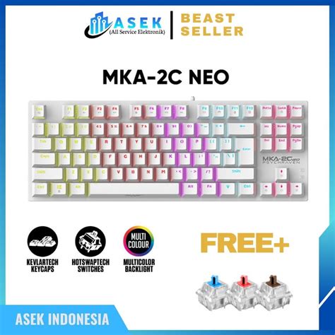 Jual Keyboard Gaming Armaggeddon Mechanical Mka C Neo Psychraven