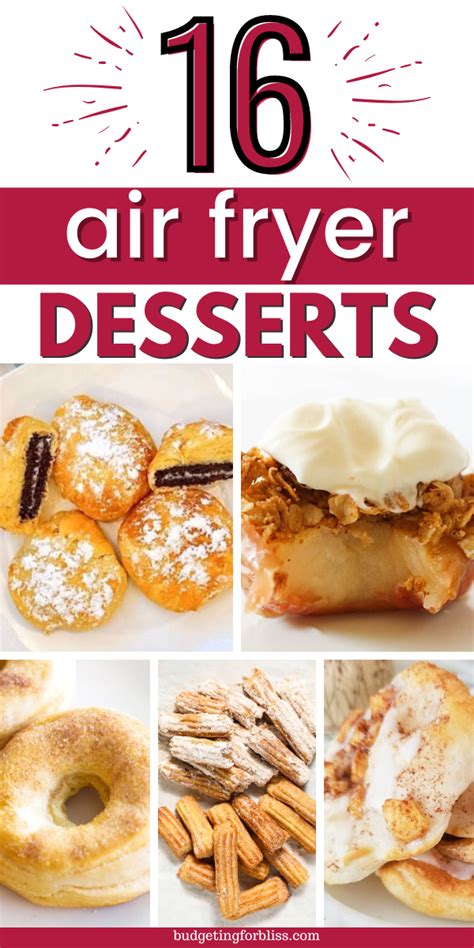 Easy And Delicious Air Fryer Dessert Recipes Budgeting For Bliss