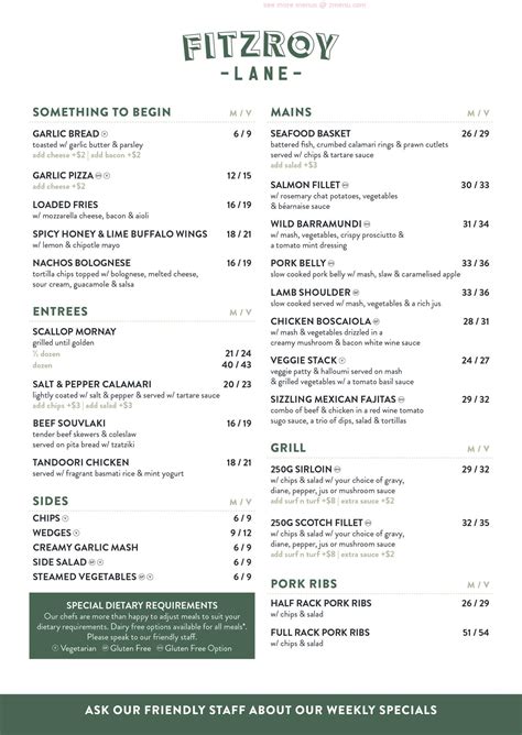 Online Menu Of Seven Hills Toongabbie Rsl Club Restaurant Seven Hills