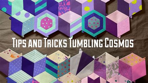 Tumbling Cosmos English Paper Piecing Pattern By Tula Pink Tips And