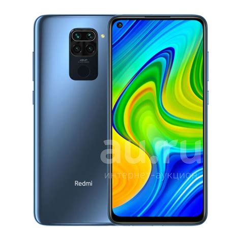 Смартфон Xiaomi Redmi Note 9 Global Version Midnight Grey серый экран