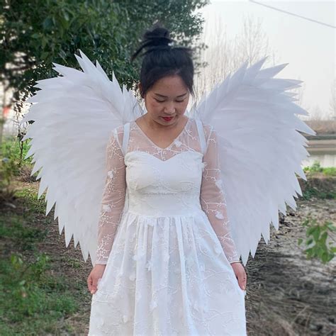 White Large Angel Wings Costume Photo Shoot Costume Cosplay Etsy Australia