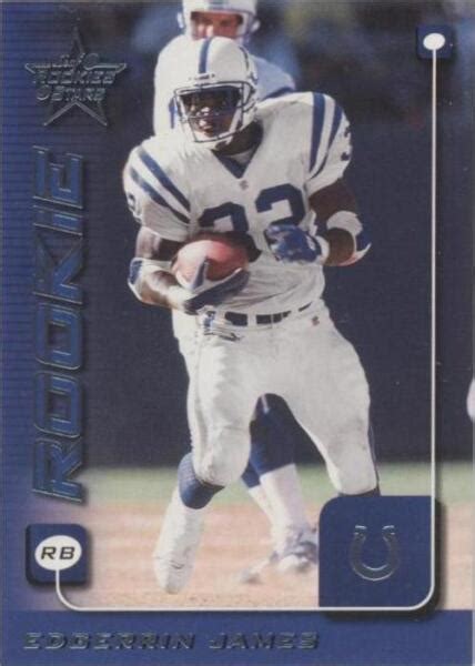 Leaf Rookies Stars Edgerrin James Rc For Sale Online Ebay