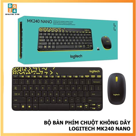 Mua Bộ Chuột Và Bàn Phím Không Dây Logitech MK240 Nano giá rẻ nhất