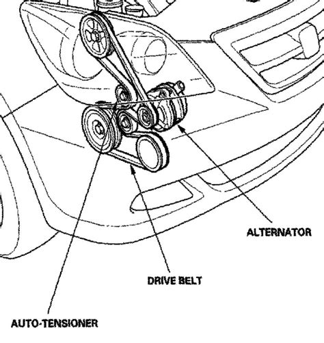 08 Honda Accord Serpentine Belt Diagram