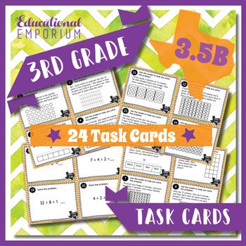 TEKS 3 5B Task Cards Multi Step Multiplication And Division TPT