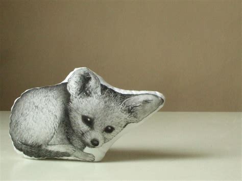 Fox Fennec Shaped Plush Children Room Decor Hand Painted Soft - Etsy