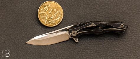 Couteau Mini Dcpt Titanium Par Ckf Knives Et Aleksey Konygin