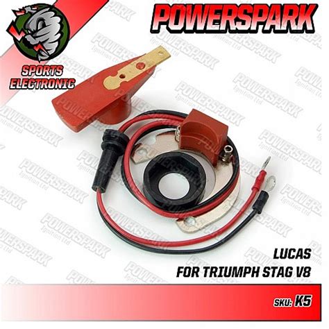 Powerspark Electronic Ignition Kit Negative Earth For Triumph Stag 3