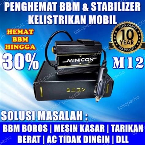 Jual Minicon Penghemat BBM Stabilizer Kelistrikan Mobil Original