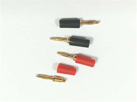 2mm Gold Plated Banana Plug For Test Probes Instrument Meter Conversion