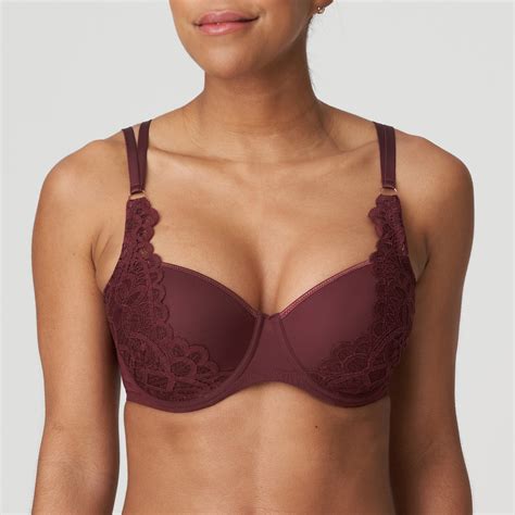 Primadonna Twist First Night Balconnet Bh Merlot Lingerie