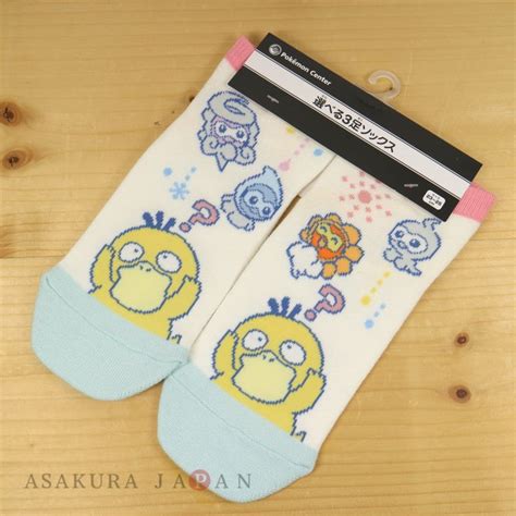 Pokemon Center Psyduck No Tenki Socks For Women Cm Pair