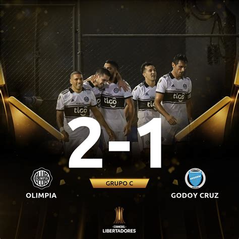 Conmebol Libertadores On Twitter 🏆🇵🇾 ¡victoria De Elclubolimpia ⚽ Venció 2 1 A