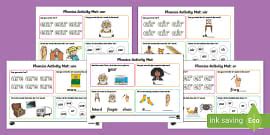 Eyfs Phase Ai Ee Igh Oa Oo Phonics Activity Mats