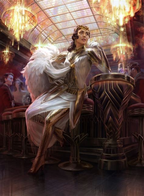 Elspeth Resplendent MtG Art From Streets Of New Capenna Set By Anna