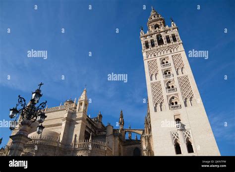 Gothic Style Cathedral In The City Of Seville In Spain You Can See Its