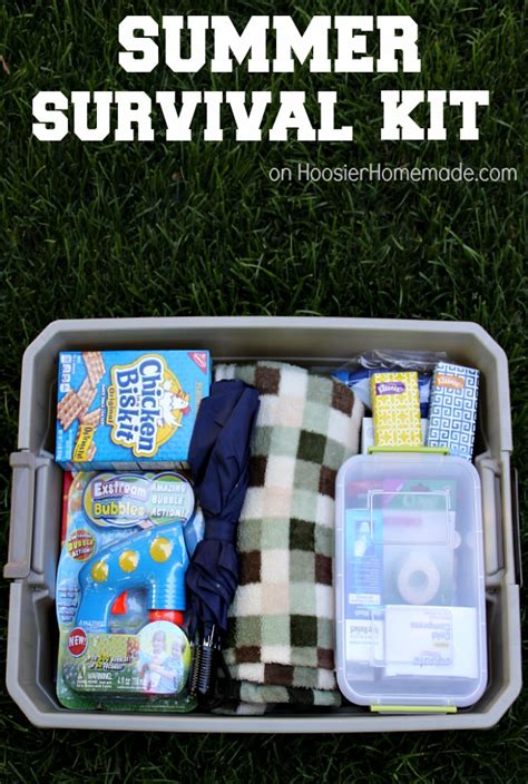 Summer Survival Kit Hoosier Homemade