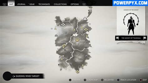 Ghost Of Tsushima World Map