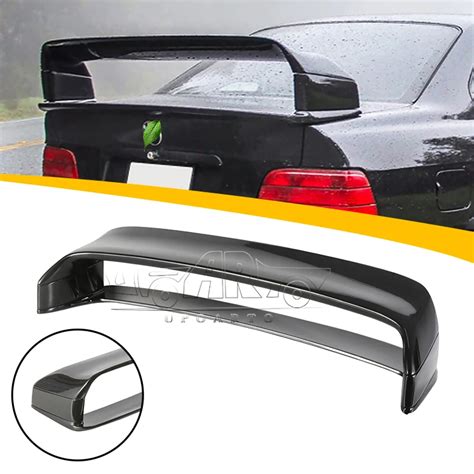 Gt Wing Spoiler With Led Carbon Fiber Duckbill Ducktail Car Rear Roof