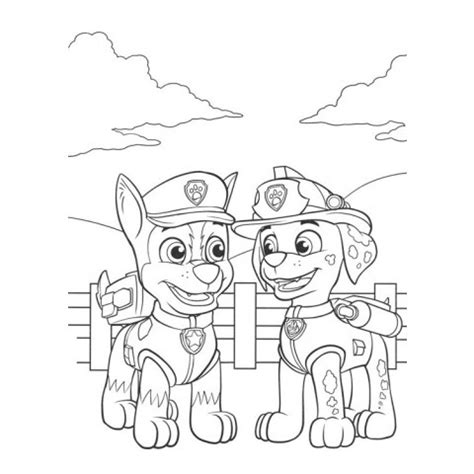 Paw Patrol Marshall Coloring Pages To Print - Infoupdate.org