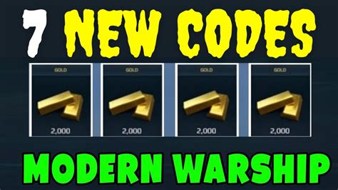 New Modern Warships Promo Code Modern Warship Codes Modern