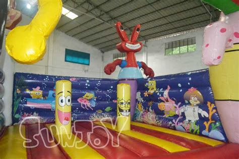 Sj Bo140018 Spongebob Inflatable Bouncer Jump House Sale