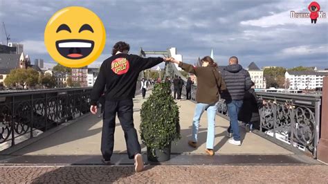 Watch Top Funniest Reactions Of Bushman Prank In Germany Youtube