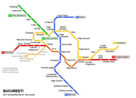 UrbanRail.Net > Europe > Romania > BUCHAREST Metro | Transit map, Metro ...