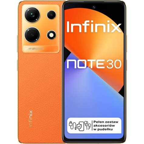 Infinix Note Gb Hz Pomara Czowy X B Smartfon