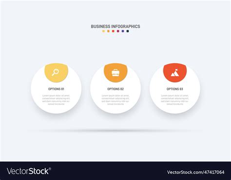 Timeline infographic with infochart modern Vector Image