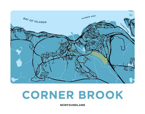 Corner Brook Map Print – Jelly Brothers