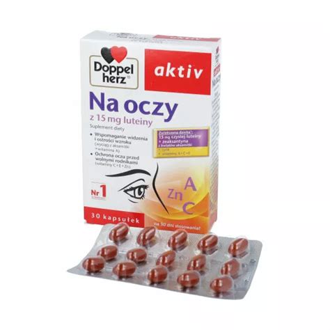 Doppelherz Aktiv Na Oczy Z Lutein Kapsu Ek Opinie Sk Ad I