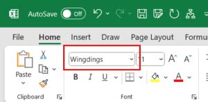 How To Insert Envelope Mail Symbol In Excel