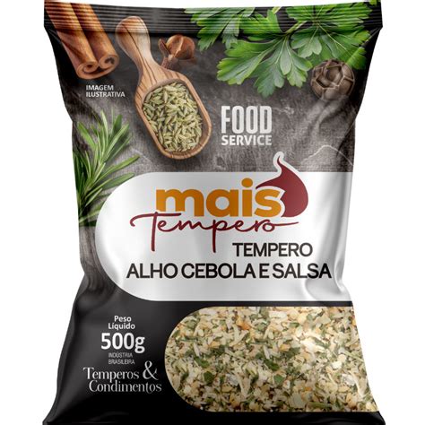 500gr Tempero Salsa Cebola E Alho Sabor Natural Produtos Sem