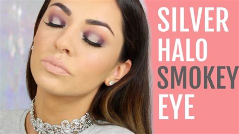 Silver Smokey Halo Eye Makeup Tutorial Youtube