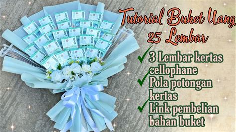 Tutorial Buket Uang Rp Sebanyak Lembar Wrapping Lembar