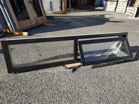 Double Glazed Ebony Aluminium Window New Musgroves Ltd