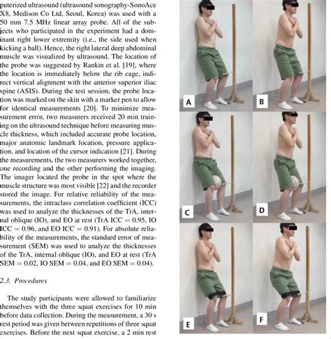 Three Squat Exercise With And Without Wall A Standard Squat Exercise