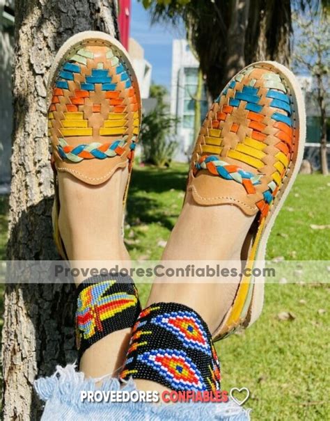 Zj00798 Huaraches Artesanales Tan Colores De Piso Calidad Premium